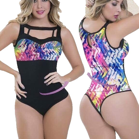 Capellini Fashion Women's Colombian Bodysuit Shaper Xlp Lycra High Compression